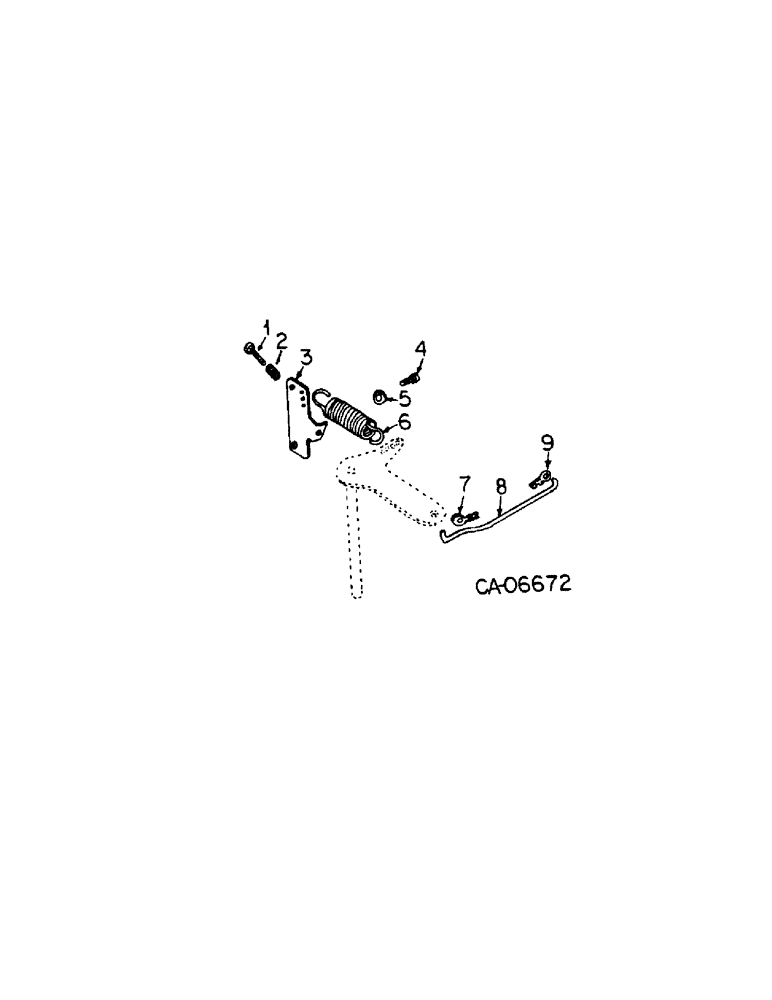 Схема запчастей Case 4125 - (12-05[A]) - POWER, GOVERNOR (04) - Drive Train