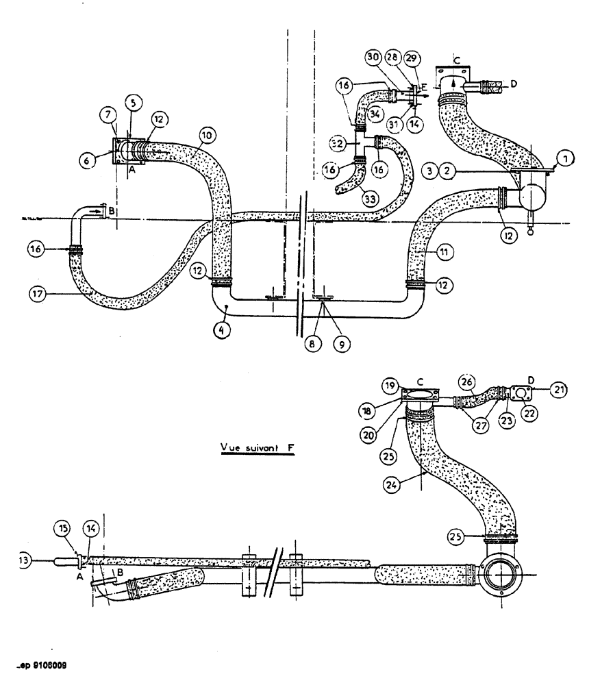 Схема запчастей Case 1088 - (106) - HYDRAULIC CIRCUIT (35) - HYDRAULIC SYSTEMS