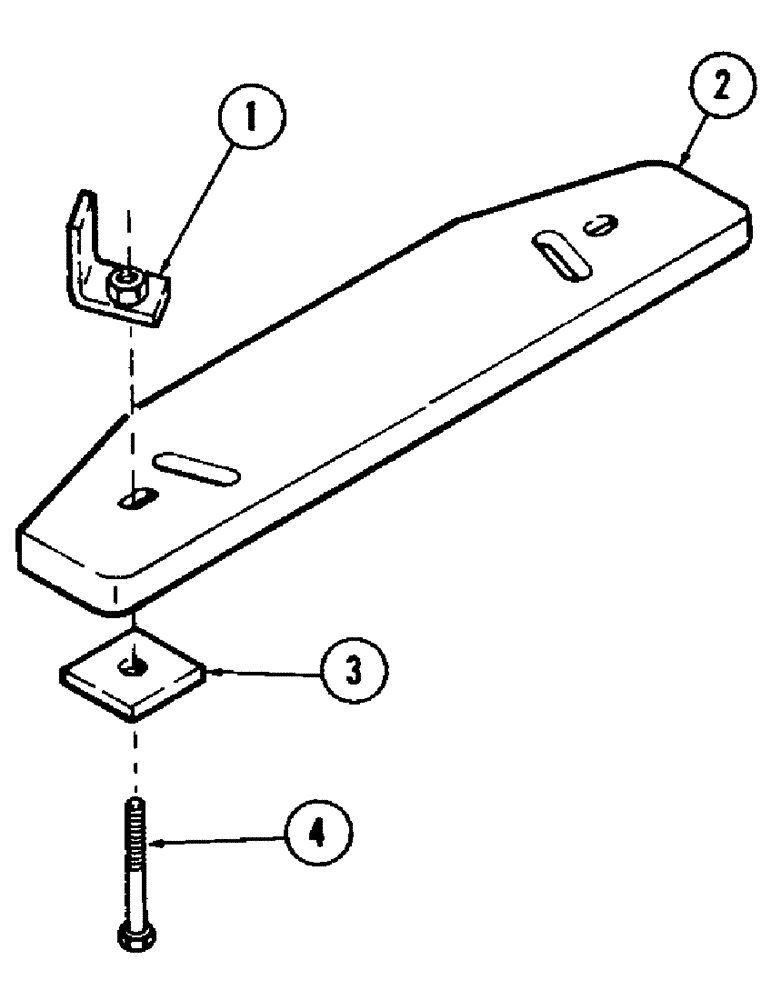 Схема запчастей Case 40 - (312) - OPTIONAL AUXILIARY COUNTERWEIGHT ATTACHMENT (88) - ACCESSORIES