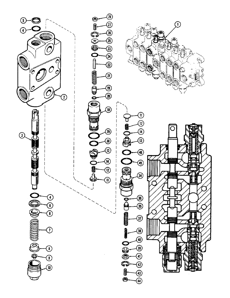 Схема запчастей Case 680CK - (276) - G34460 BOOM SECTION (84) - BOOMS, DIPPERS & BUCKETS