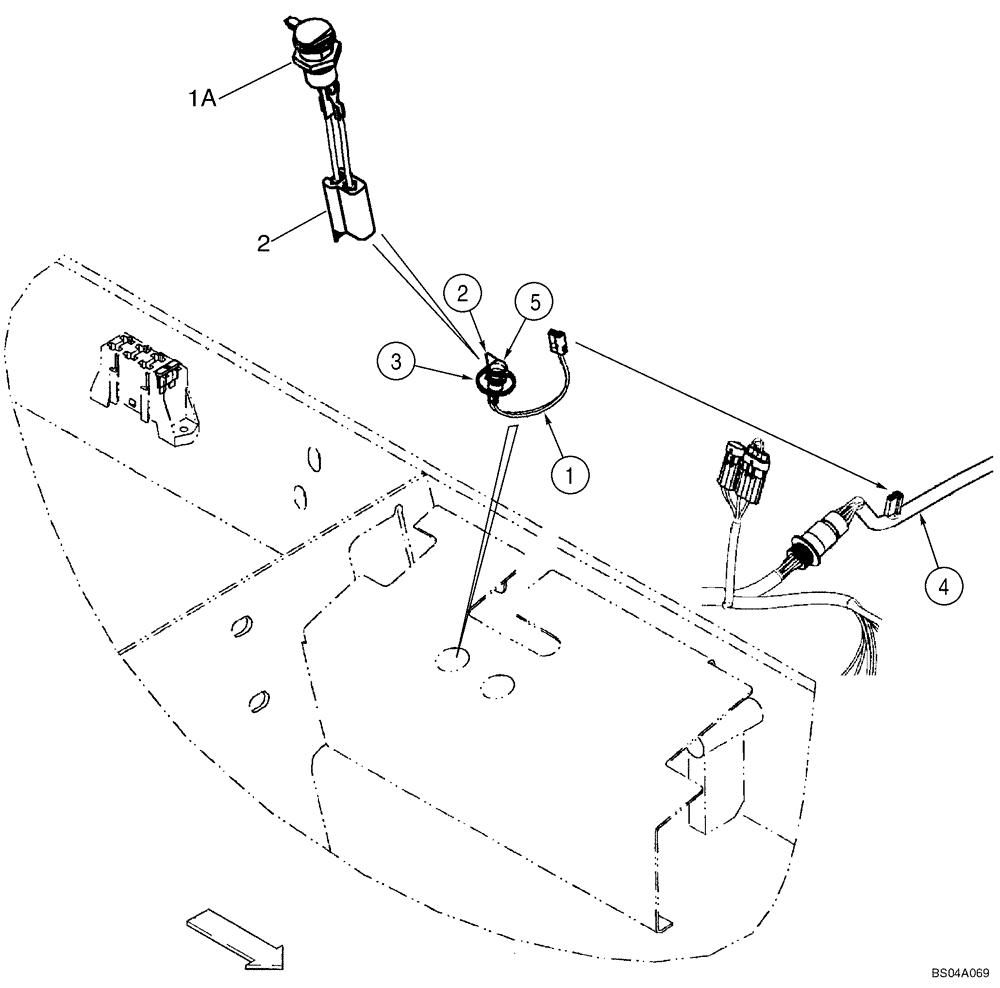 Схема запчастей Case 60XT - (04-21) - ACCESSORY POWER OUTLET (EUROPE) (04) - ELECTRICAL SYSTEMS