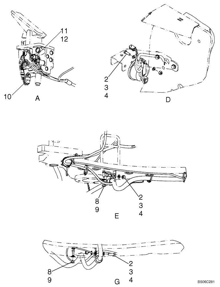 Схема запчастей Case 721E - (04-13) - HARNESS, FRONT (04) - ELECTRICAL SYSTEMS