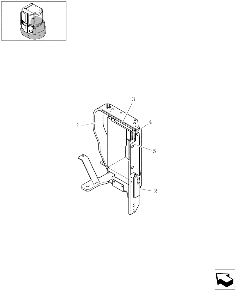 Схема запчастей Case CX27B - (1.300[12]) - GUARDS (01) - Section 1