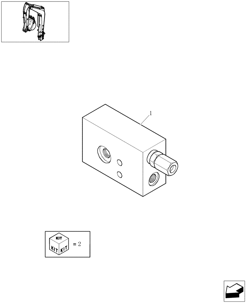 Схема запчастей Case CX16B - (5.0084[04]) - FALL PREVENTING SAFETY VALVE OF BOOM AND ARM - 747411010 (35) - HYDRAULIC SYSTEMS