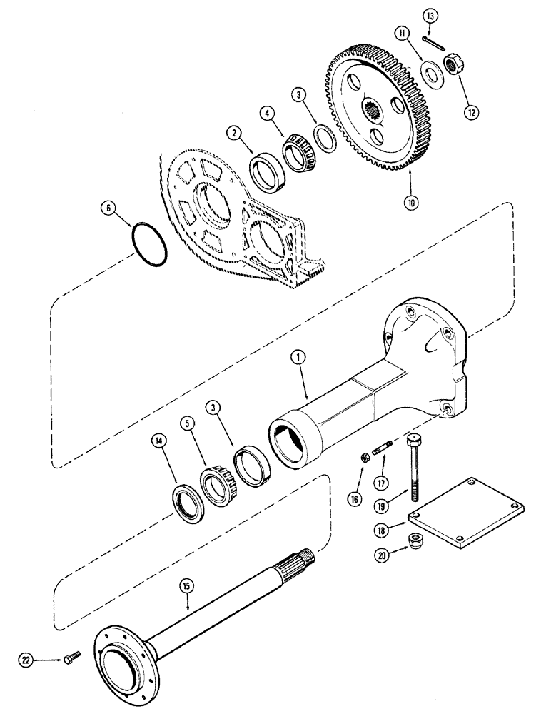 Схема запчастей Case 680CK - (092) - REAR AXLE (27) - REAR AXLE SYSTEM