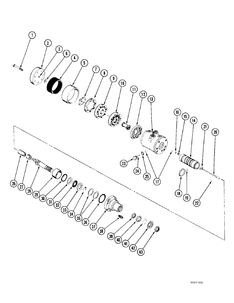 Схема запчастей Case FH4 - (1-66) - STEERING CONTROL VALVE ASSEMBLY (41) - STEERING