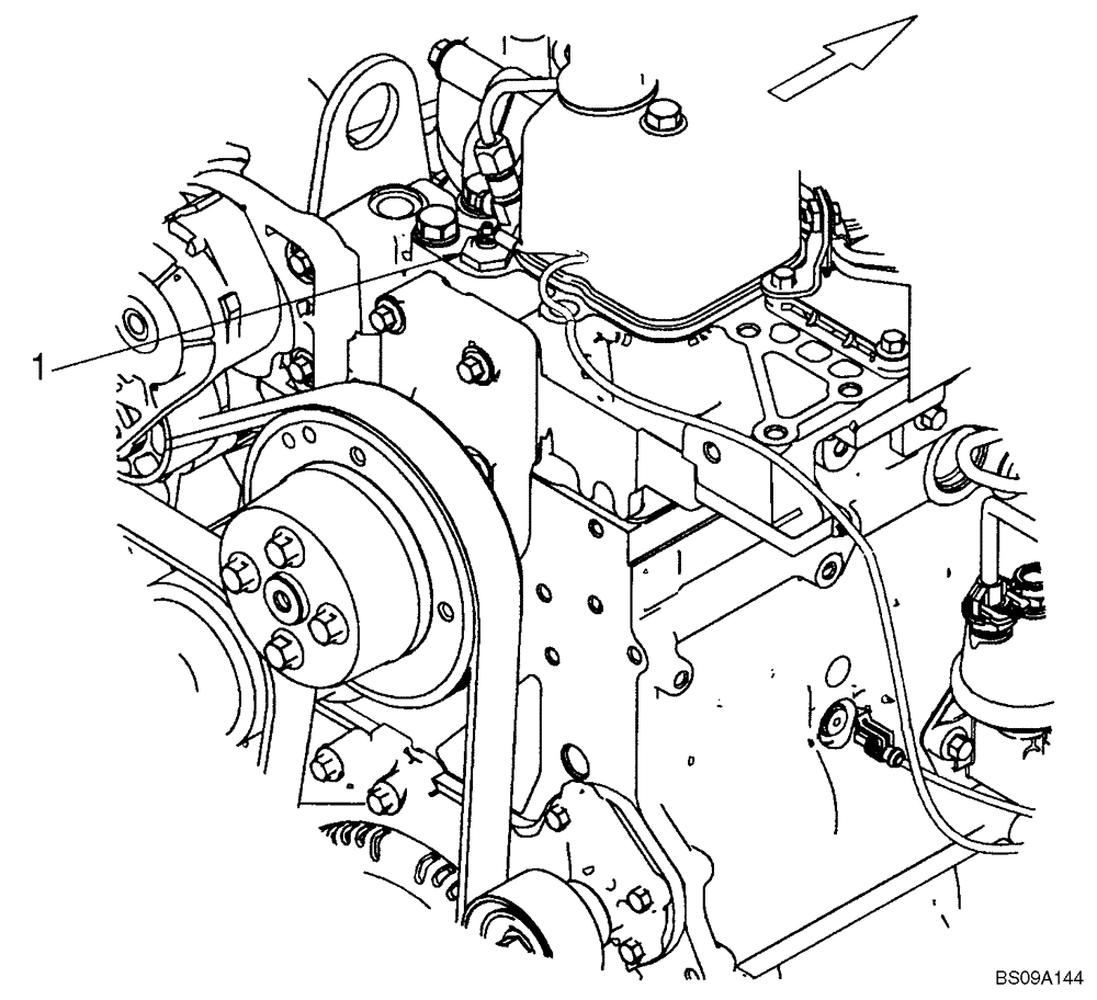 Схема запчастей Case 440CT - (04-02A) - TEMPERATURE SENSOR (04) - ELECTRICAL SYSTEMS