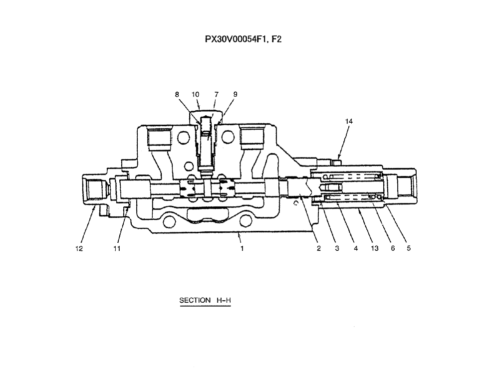 Схема запчастей Case CX36B - (07-009) - VALVE ASSY, CONTROL (TRAVEL RIGHT) ELECTRICAL AND HYDRAULIC COMPONENTS