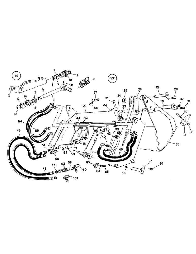 Схема запчастей Case 221B - (9-33J) - BUCKET - 4 IN 1 - QUICK COUPLER, 221B (DAH2216854-) (09) - CHASSIS/ATTACHMENTS