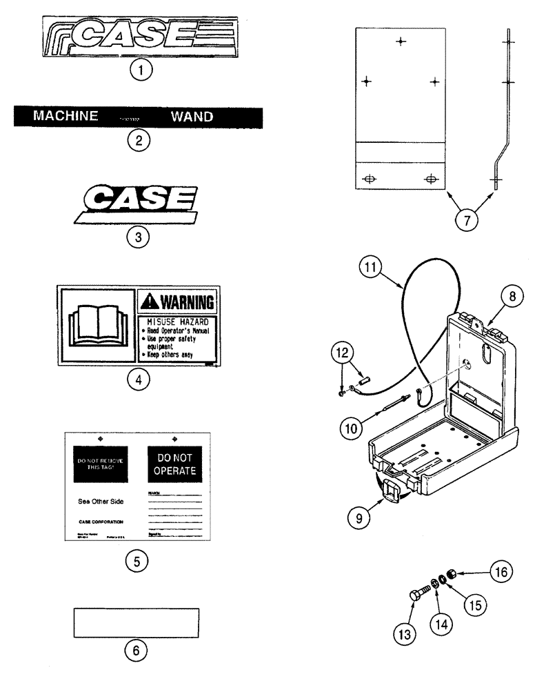 Схема запчастей Case BPG335 - (09-10) - BPG335 DECALS 