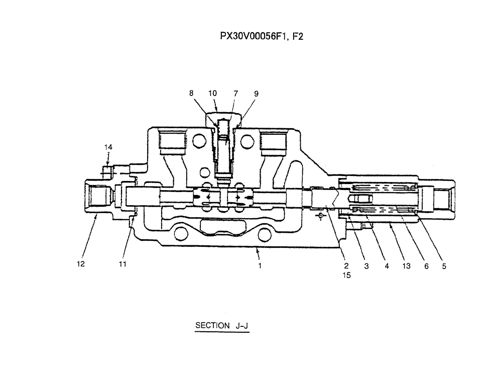 Схема запчастей Case CX31B - (07-010) - VALVE ASSY, CONTROL (TRAVEL LEFT) (35) - HYDRAULIC SYSTEMS