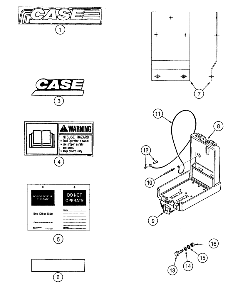 Схема запчастей Case BPGHP335 - (09-18) - BPGHP335 DECALS 