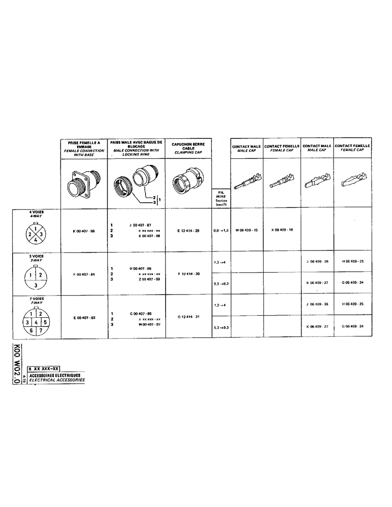 Схема запчастей Case 220 - (B-082) - ELECTRICAL ACCESSORIES (06) - ELECTRICAL SYSTEMS