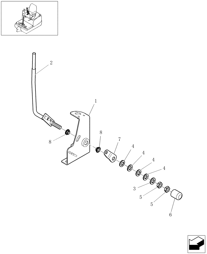 Схема запчастей Case CX16B - (0.004[02]) - ENGINE ACCELERATOR CONTROLS (10) - ENGINE