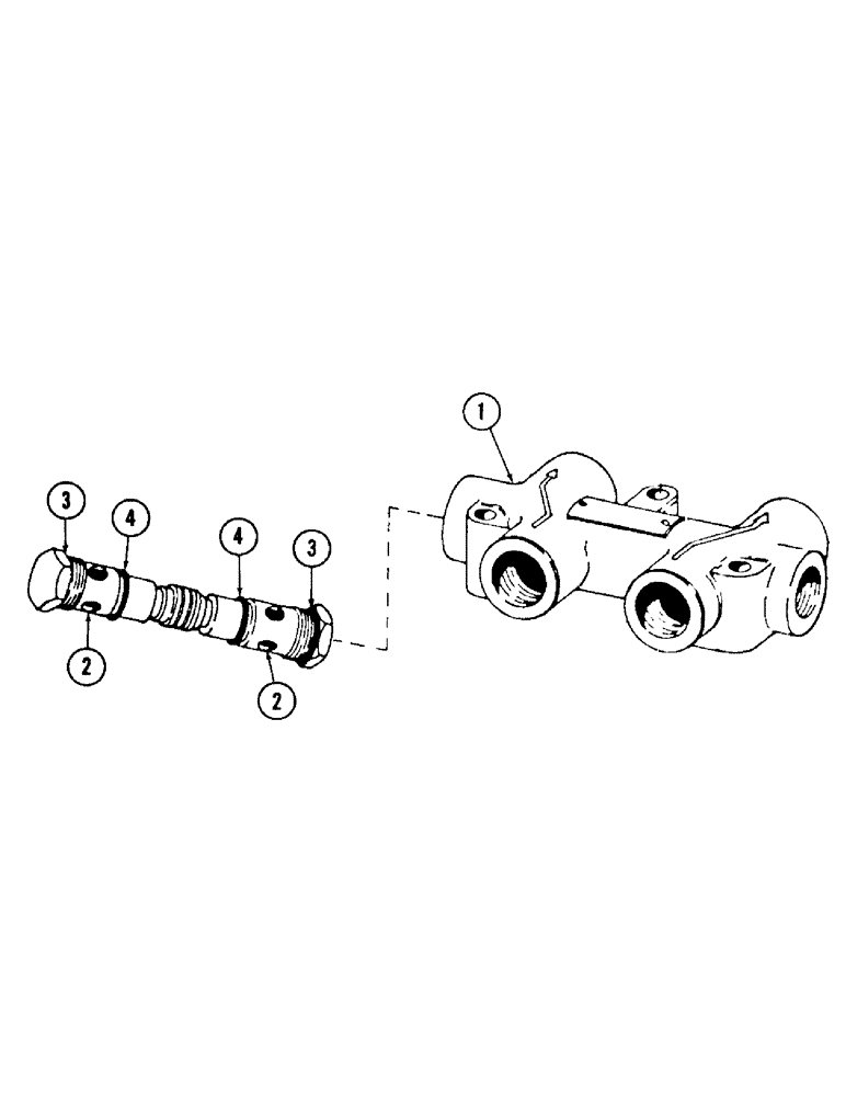 Схема запчастей Case 980 - (126) - LEVELER CHECK VALVE (07) - HYDRAULIC SYSTEM