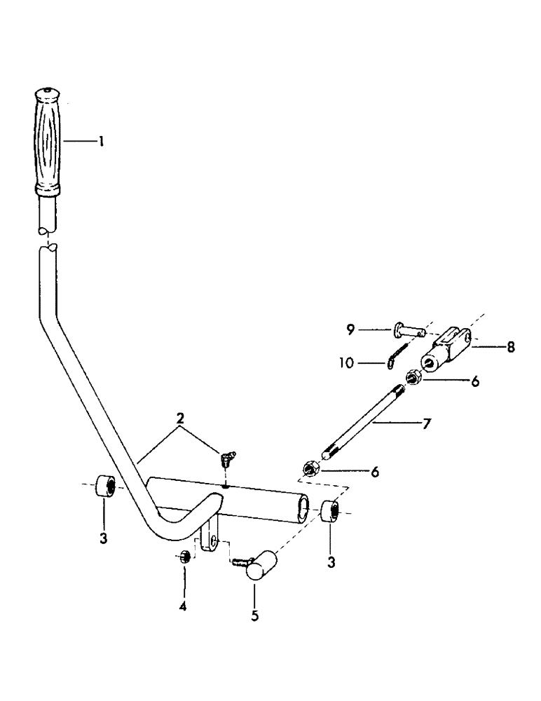 Схема запчастей Case 30YC - (E01) - (OPTIONAL) LEVELER CONTROL LINKAGE (04) - UNDERCARRIAGE