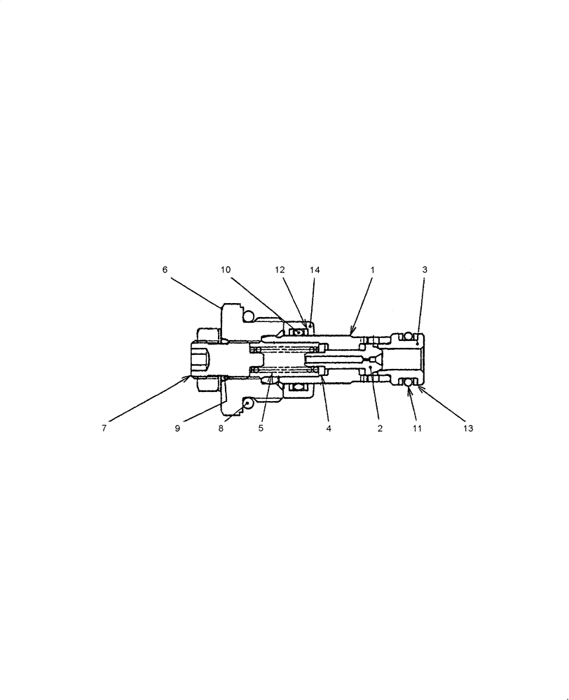 Схема запчастей Case CX36B - (HC325-01[1]) - HYDRAULIC CONTROL VALVE - COMPONENTS (35) - HYDRAULIC SYSTEMS