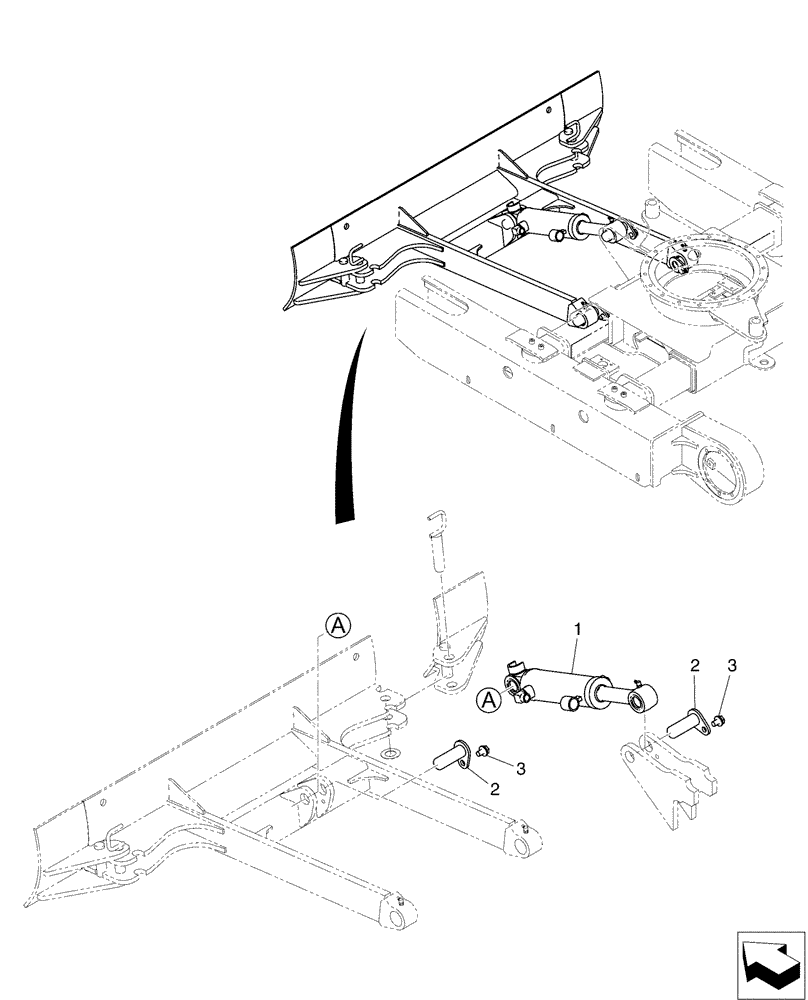 Схема запчастей Case CX17B - (02-017[01]) - CYLINDER INSTAL - DOZER (35) - HYDRAULIC SYSTEMS