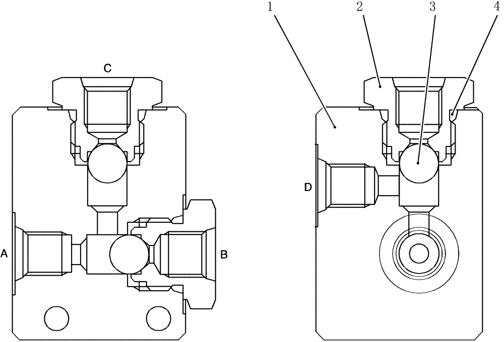 Схема запчастей Case CX36B - (HC164-01[1]) - VALVE ASSEMBLY, SHUTTLE (35) - HYDRAULIC SYSTEMS