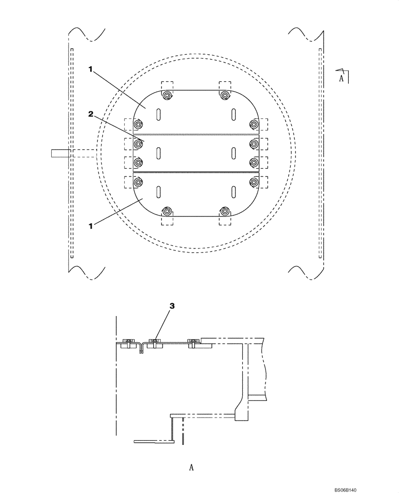 Схема запчастей Case CX700 - (05-011-00[01]) - TURING JOINT PROTECTION (11) - TRACKS/STEERING