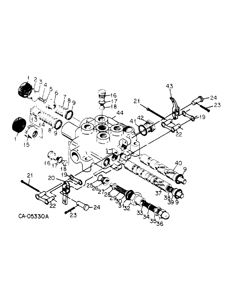 Схема запчастей Case 4150 - (10-18) - HYDRAULICS, CONTROL VALVE (07) - HYDRAULICS