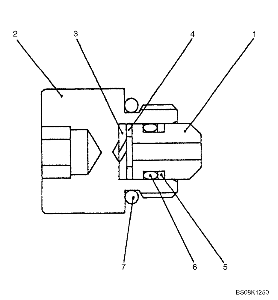 Схема запчастей Case CX27B BTW - (07-042) - PLUG ASSY (PH50T00001F1) (35) - HYDRAULIC SYSTEMS