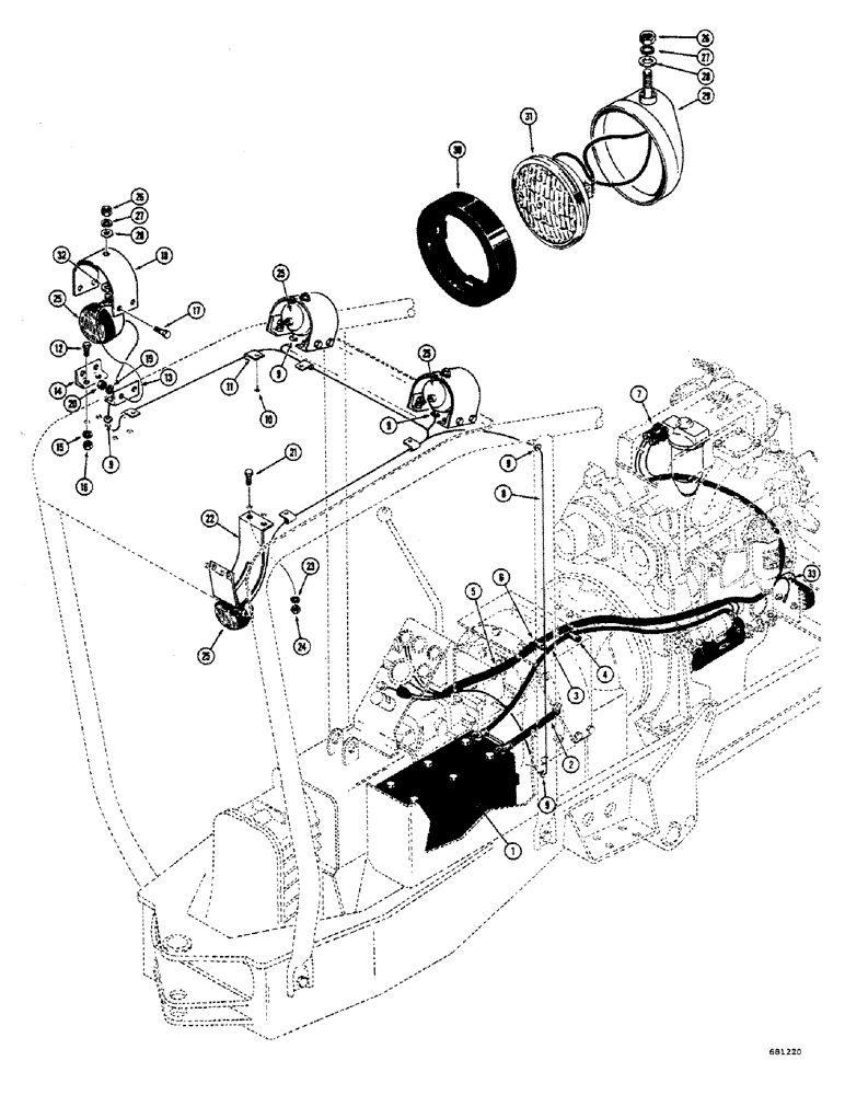 Схема запчастей Case 300 - (014) - ELECTRICAL SYSTEM (06) - ELECTRICAL SYSTEMS