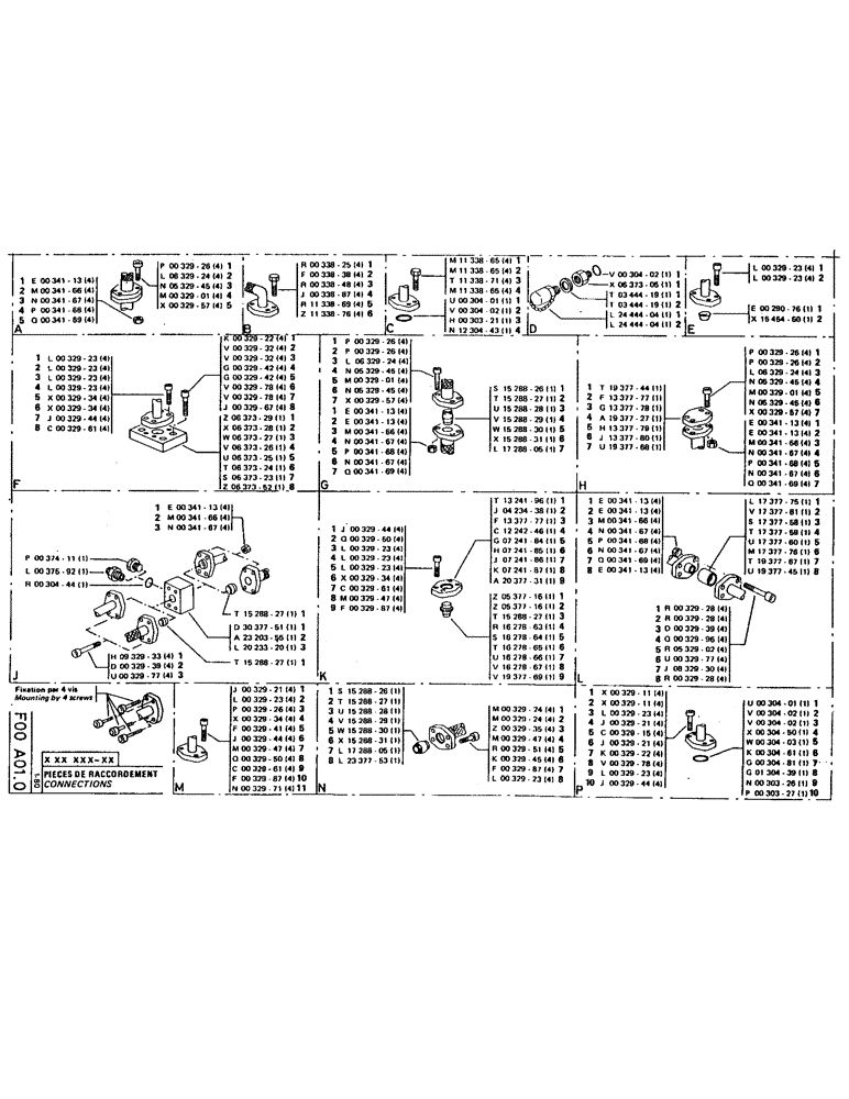 Схема запчастей Case 160CKS - (098) - CONNECTIONS (07) - HYDRAULIC SYSTEM