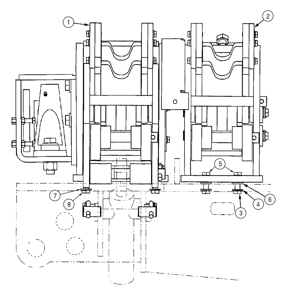 Схема запчастей Case 6030 - (09-11) - WRENCH, POWER MOUNTING (09) - CHASSIS/ATTACHMENTS