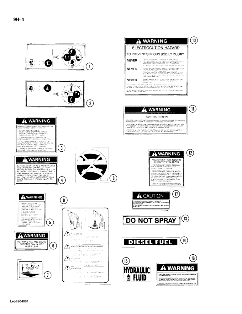 Схема запчастей Case 688 - (9H-04) - DECALS (09) - CHASSIS