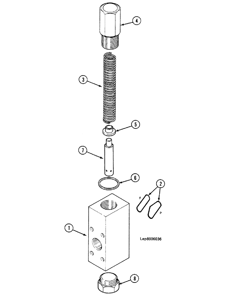 Схема запчастей Case 688C - (8C-48) - BLOCK (07) - HYDRAULIC SYSTEM