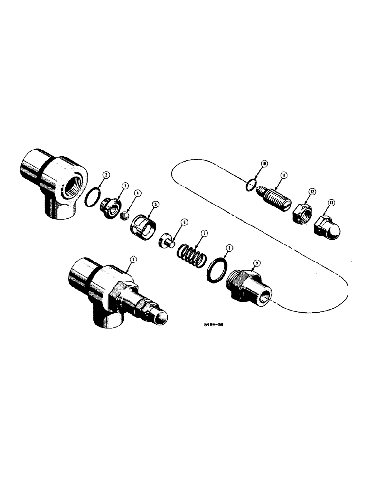 Схема запчастей Case 420B - (220) - 33959 SPECIAL RELIEF VALVE 