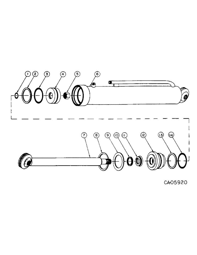 Схема запчастей Case 4155 - (10-04) - 72175C91 - HYDRAULICS, LIFT CYLINDER (07) - HYDRAULICS