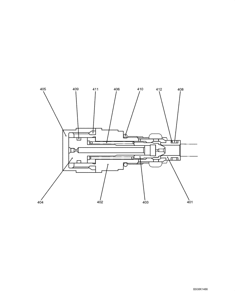 Схема запчастей Case CX50B - (07-021) - VALVE ASSY, RELIEF (PY22V00009F1) ELECTRICAL AND HYDRAULIC COMPONENTS