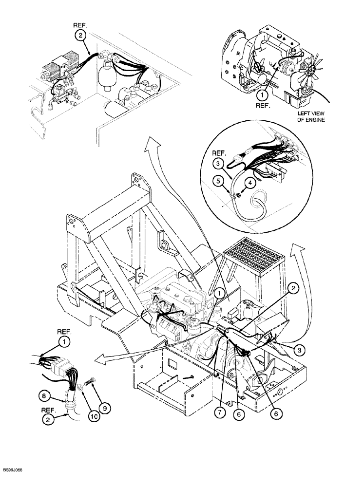 Схема запчастей Case 689G - (04-06) - WIRING HARNESS INSTALLATION (04) - ELECTRICAL SYSTEMS