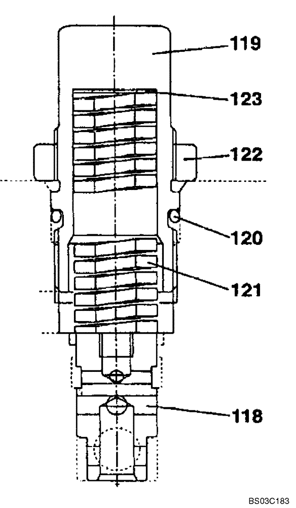 Схема запчастей Case CX75SR - (08-57) - PUMP ASSY, HYDRAULIC - REGULATOR (08) - HYDRAULICS