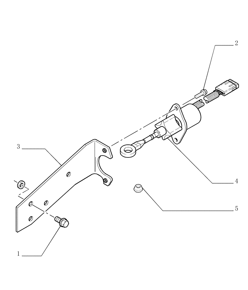 Схема запчастей Case 1850K LT - (0.146[01]) - ENGINE STOP (01) - ENGINE