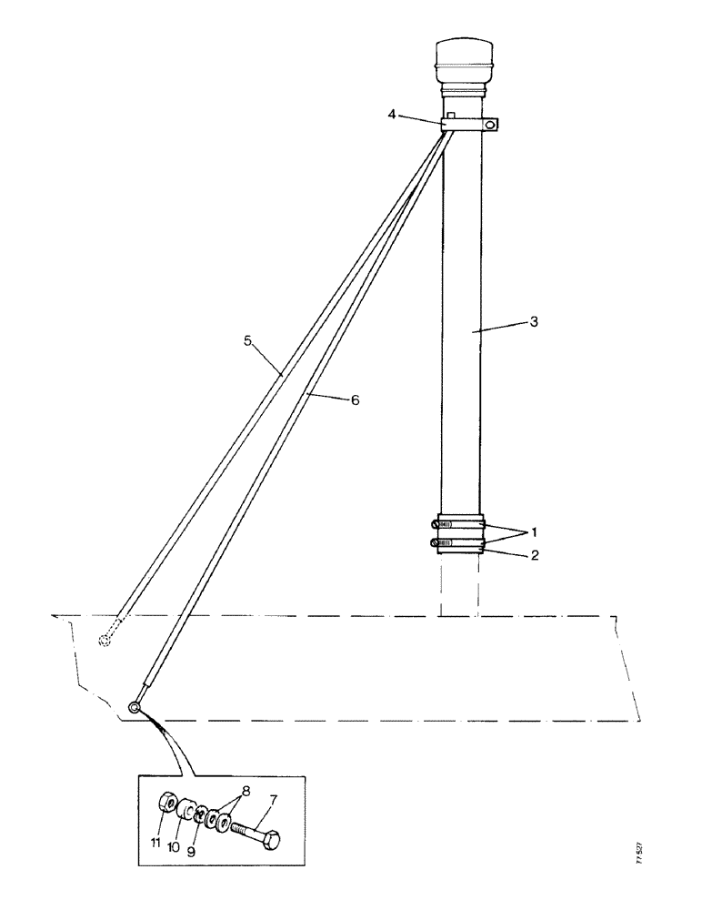 Схема запчастей Case 850 - (A12-1) - AIR INLET EXTENSIONS (01) - ENGINE