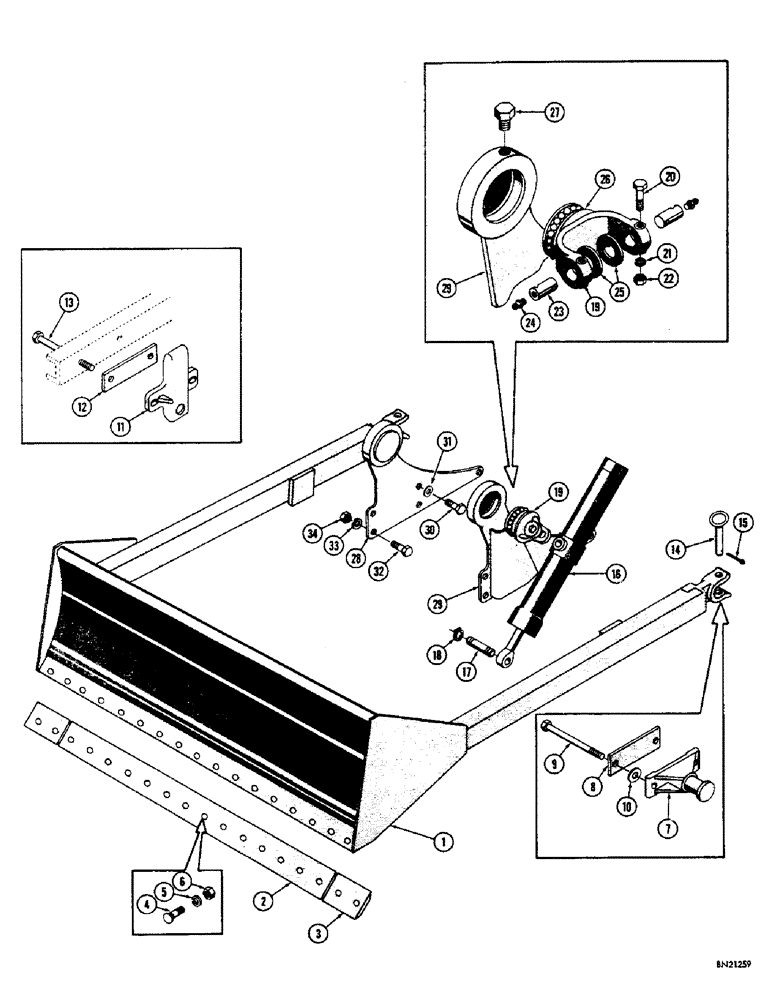 Схема запчастей Case 310F - (182) - BULLDOZER (05) - UPPERSTRUCTURE CHASSIS