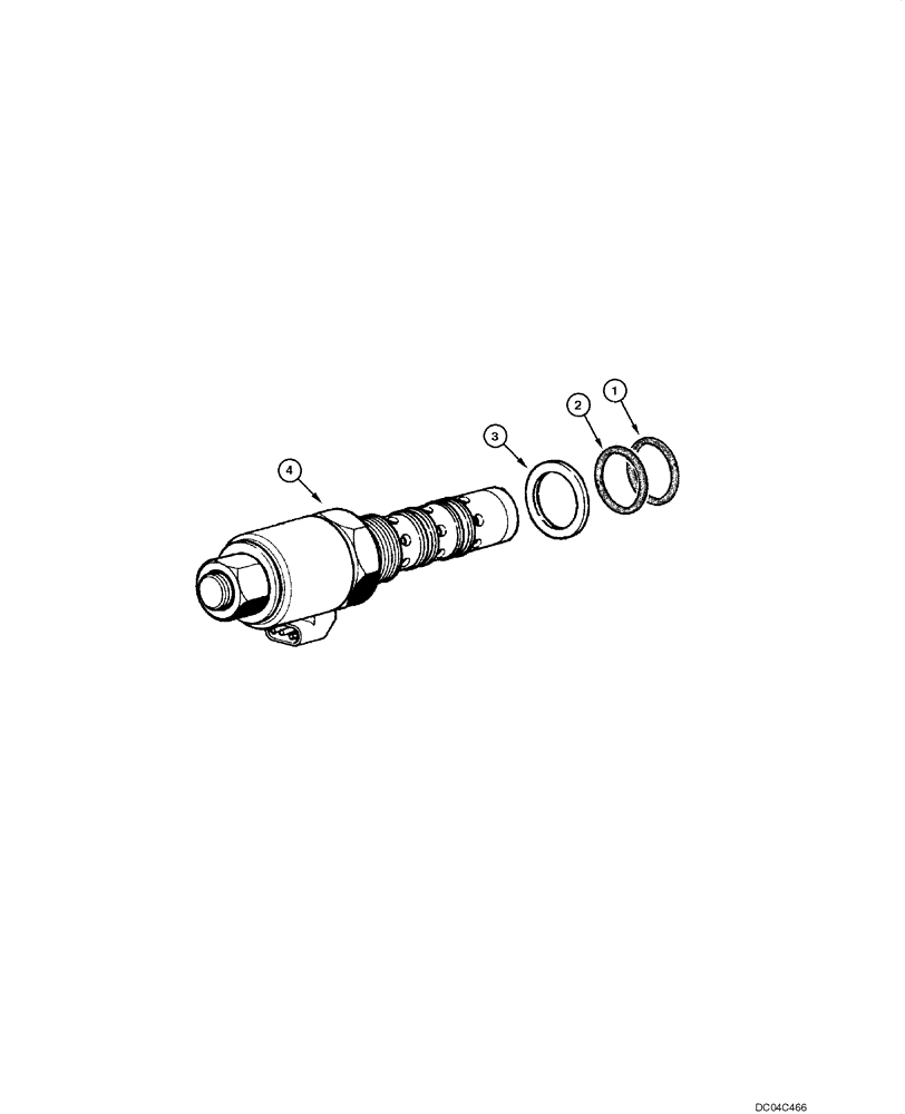 Схема запчастей Case 845 - (06.18[00]) - TRANSMISSION - SOLENOID VALVE (06) - POWER TRAIN