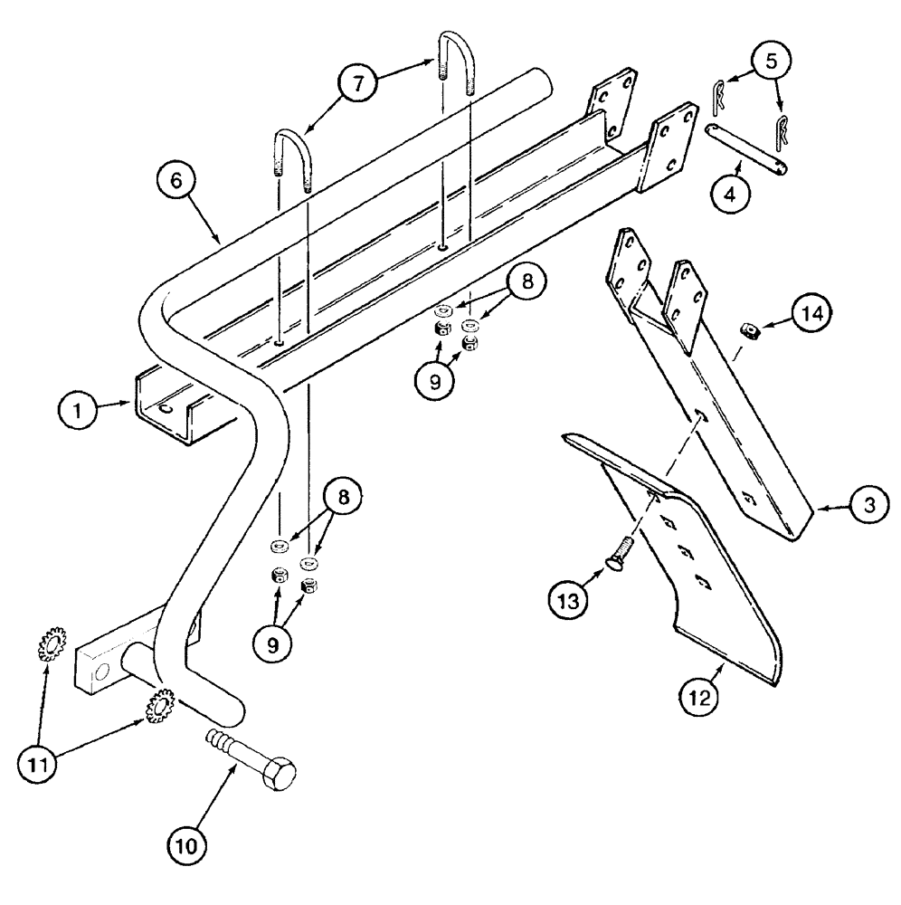 Схема запчастей Case TF300B - (09-27) - CRUMBER BOOMS (09) - CHASSIS/ATTACHMENTS