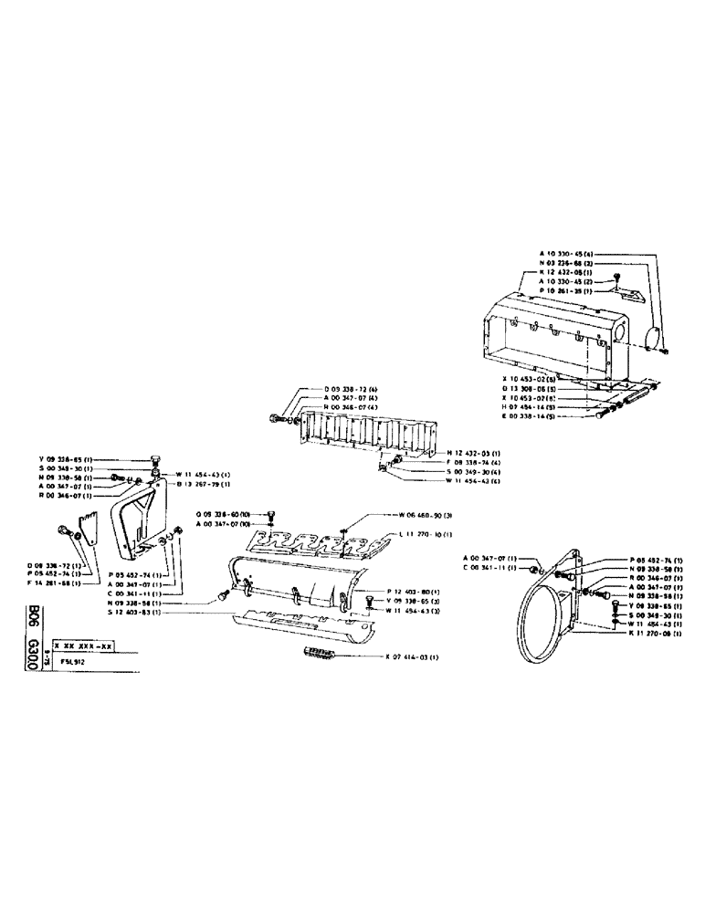 Схема запчастей Case 75P - (035) - ENGINE VENTILATION - F5L 912 (01) - ENGINE