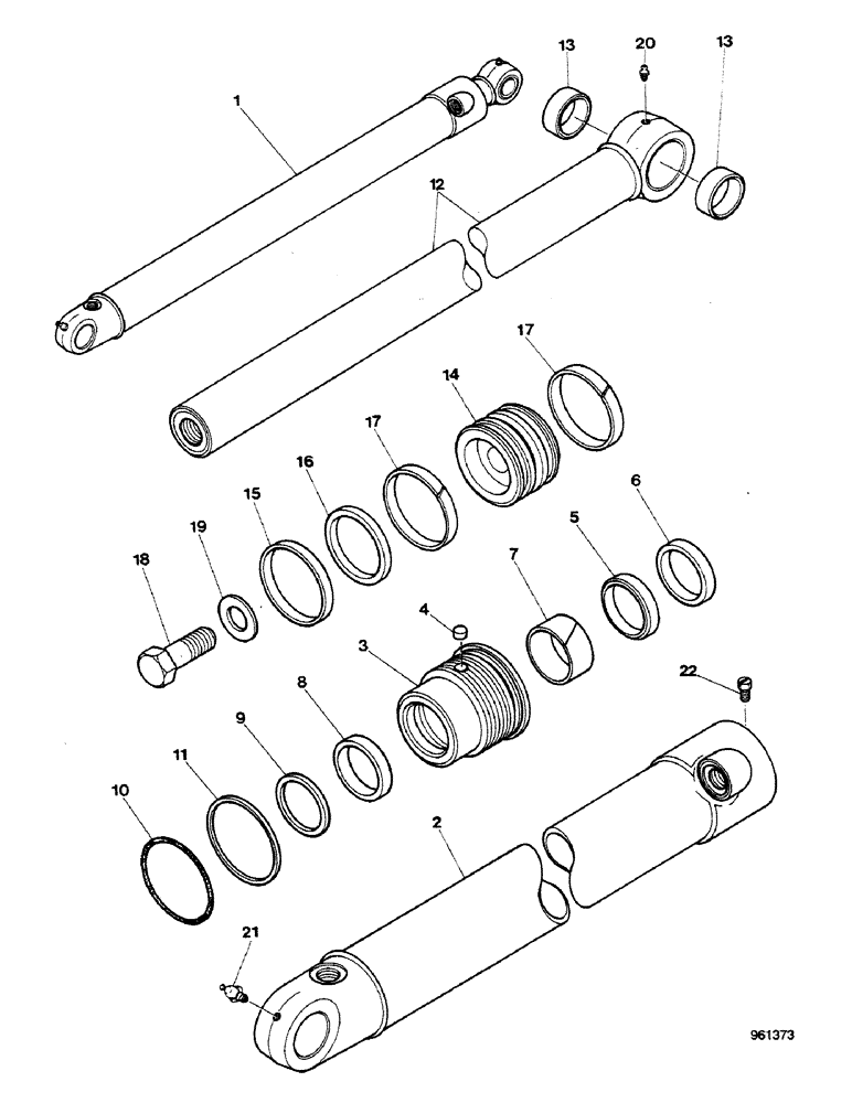 Схема запчастей Case 580G - (314) - LOADER - LIFT CYLINDERS (08) - HYDRAULICS