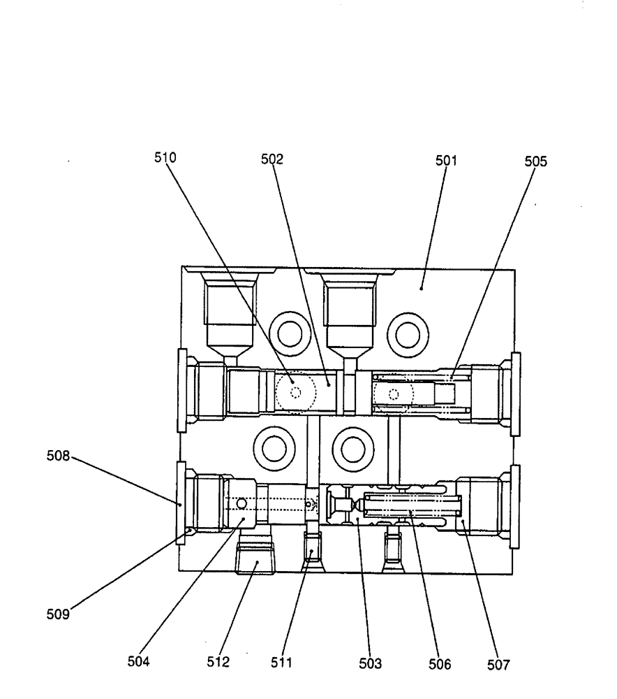 Схема запчастей Case CX50B - (08-020) - VALVE ASSEMBLY, REDUCTION ELECTRICAL AND HYDRAULIC COMPONENTS