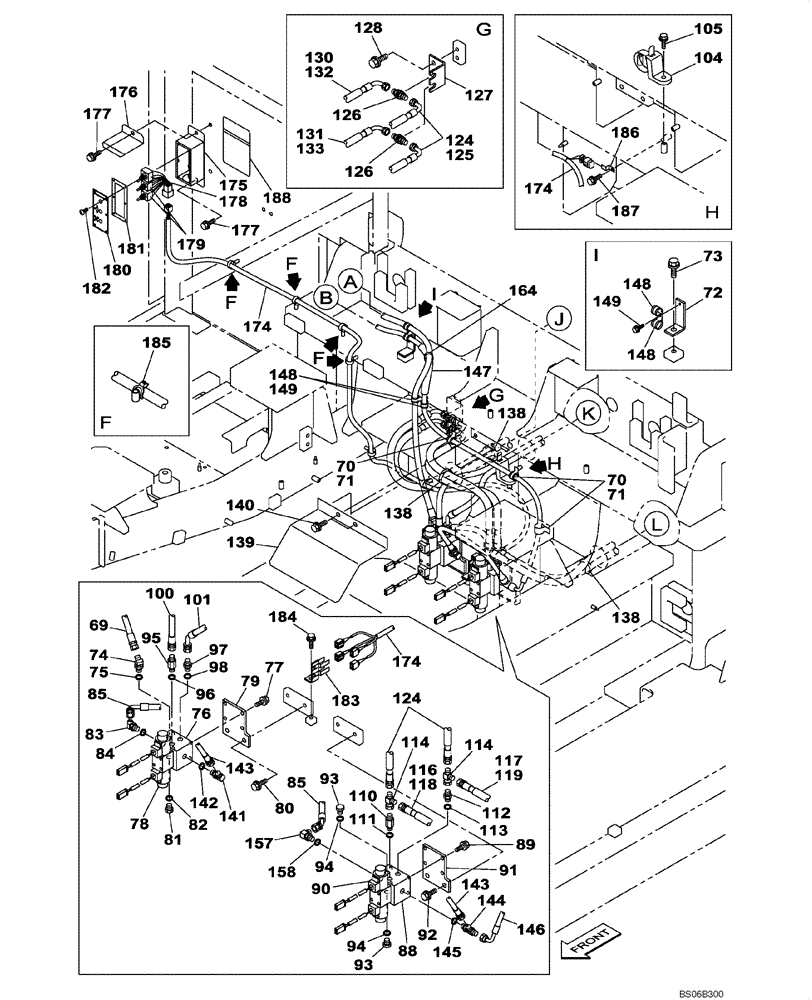 Схема запчастей Case CX700 - (08-081-00[01]) - CIRCUIT, HYDRAULIC-ELECTRICAL - SELF-DETACHING COUNTERWEIGHT SYSTEM (08) - HYDRAULICS