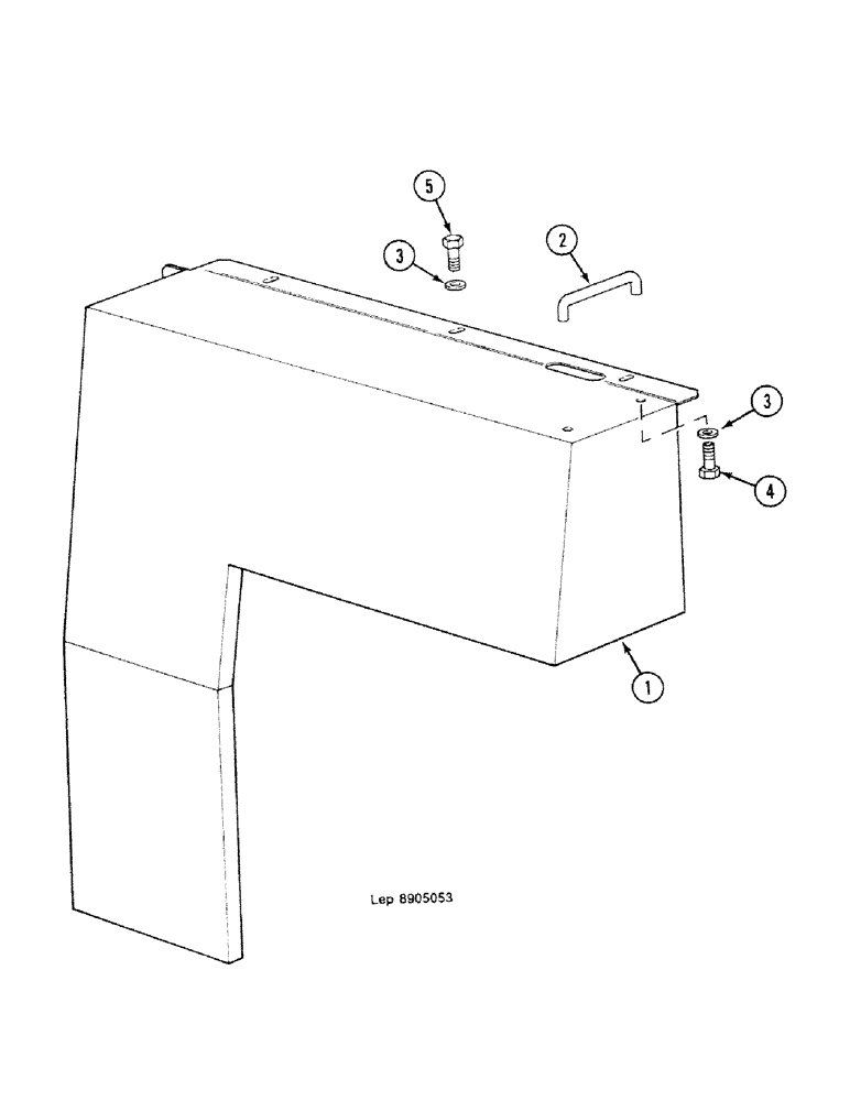 Схема запчастей Case 688C - (9C-6) - VALVE BANK PARTITION COVER (05.1) - UPPERSTRUCTURE CHASSIS/ATTACHMENTS