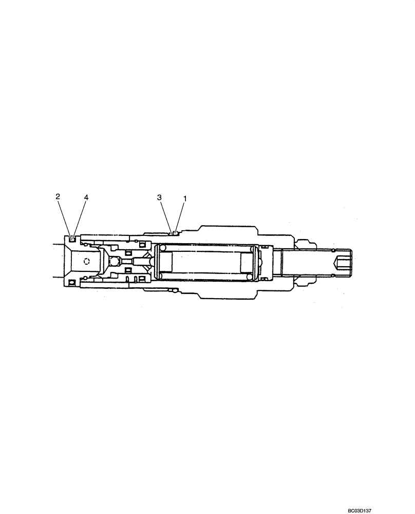 Схема запчастей Case CX25 - (08-55[00]) - VALVE ASSY - SOLENOID, PRESSURE RELIEF (08) - HYDRAULICS