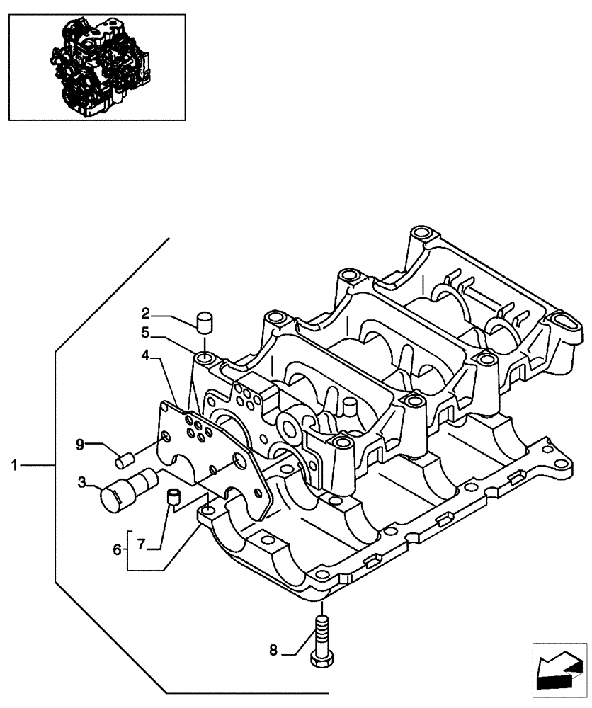 Схема запчастей Case 650L - (10.110.03) - DYNAMIC BALANCER, GEARS & SHAFTS (10) - ENGINE