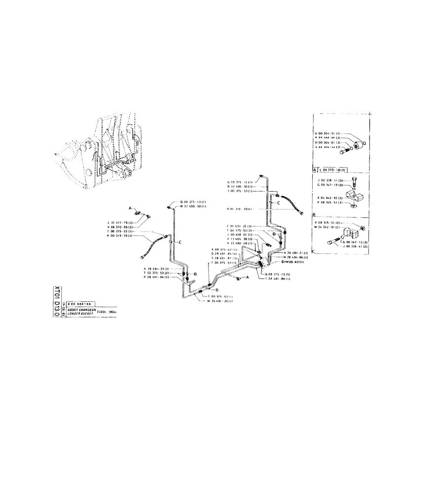 Схема запчастей Case 160CKS - (296) - LOADER BUCKET (19) - BUCKETS