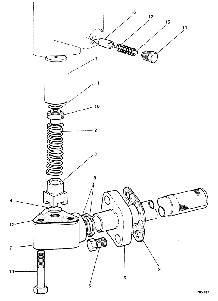 Схема запчастей Case 580F - (082) - GEAR, BOX, PUMP AND FILTER (27) - REAR AXLE SYSTEM